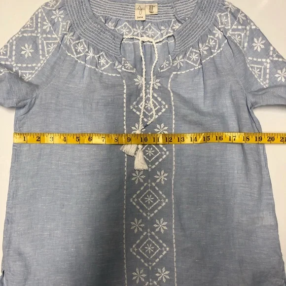 Joie long sleeve tassel tie neck xs - Picture 5 of 9